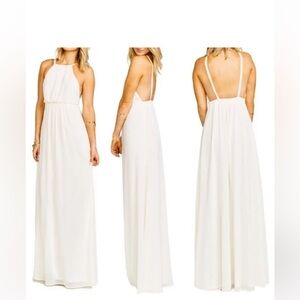 Show Me Your MuMu White Maxi Dress